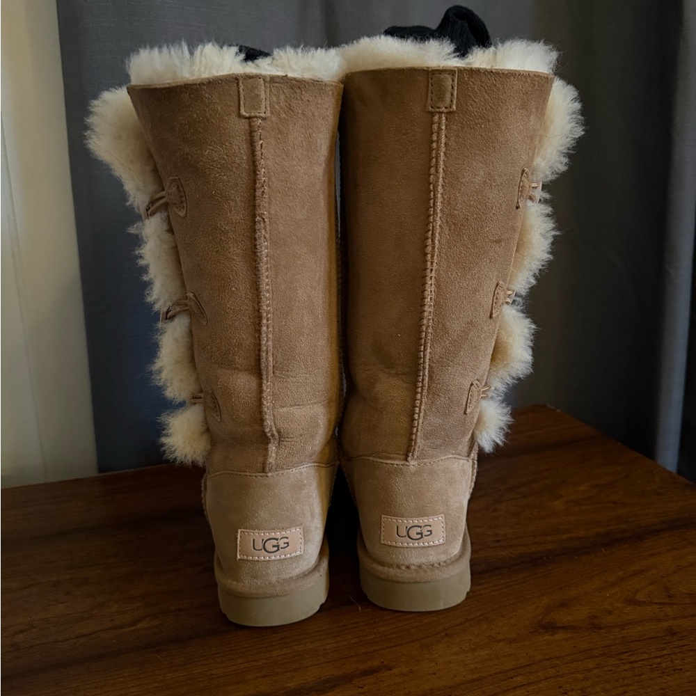 UGG Bailey 3 Button Tall Boots in Tan - Picture 3 of 8